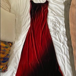 Vintage Crushed Velvet Dress